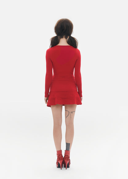 Retired Cheerleader V Neck tee