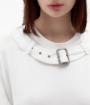Buckled T-shirt | White
