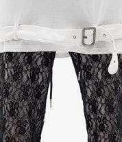 Buckled T-shirt | White