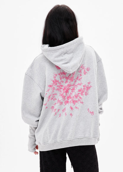 B-R-B Just Spiralling Hoodie | Light Grey