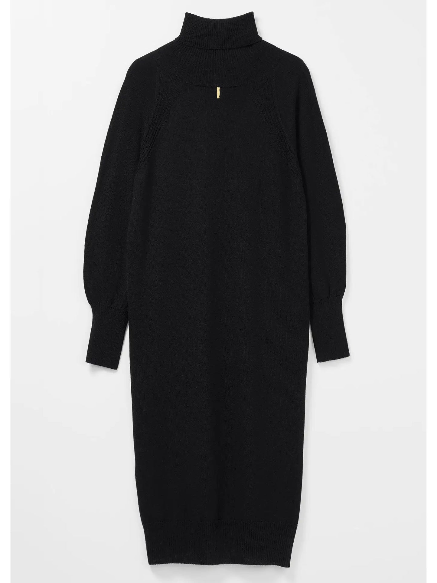 Gaudi Polo Neck Merino Balloon sleeved Dress