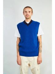 College Vest | Navy & Blue