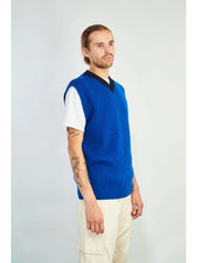 College Vest | Navy & Blue