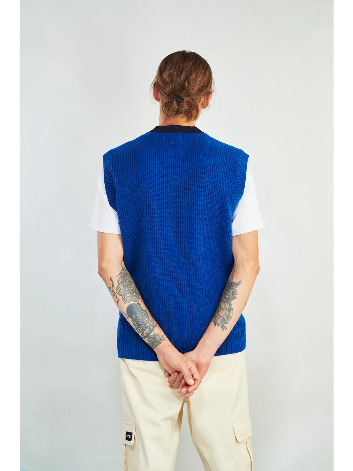College Vest | Navy & Blue