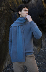 Plated Jersey Scarf