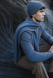 Plated Jersey Scarf