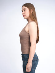 Kaschmir-Seide Tanktop mit U-Boot-Ausschnitt