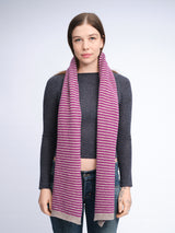 Merino Cashmere Stripe Scarf
