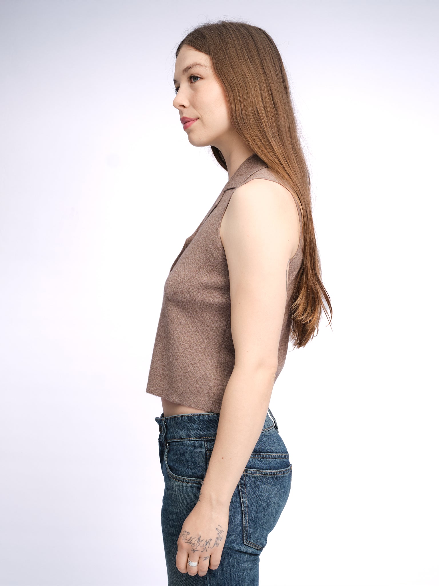 Maßgeschneiderte Strickweste