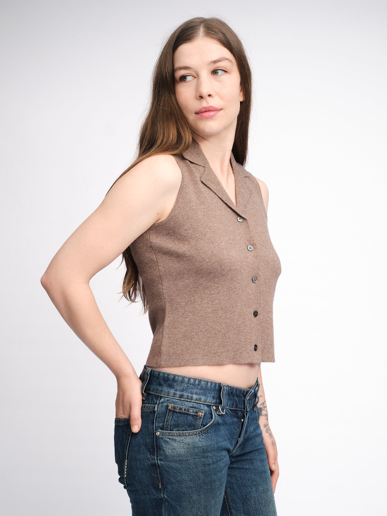 Maßgeschneiderte Strickweste