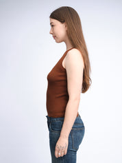 Bootshals-Tanktop | Braun