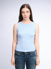 Bootshals-Top | Hellblau
