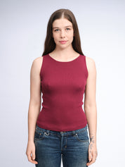 Bootshals-Tanktop | Pflaume