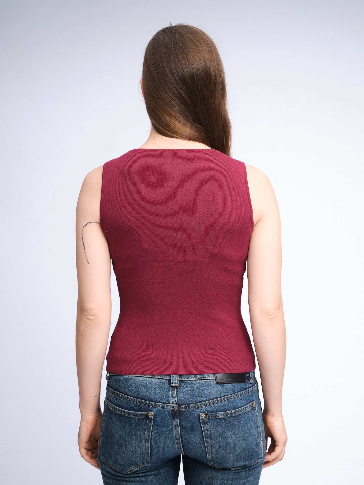 Bootshals-Tanktop | Pflaume