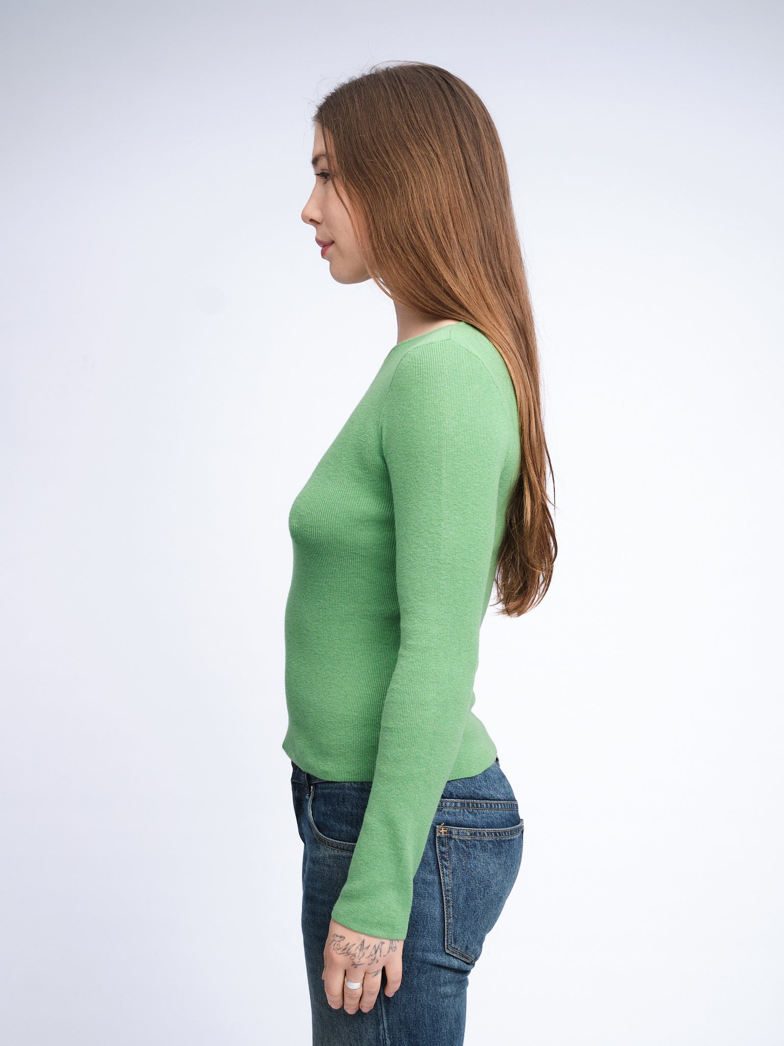 Bootshals-T-Shirt | Grün