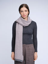 Merino Cashmere Stripe Scarf