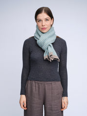 Merino Cashmere Stripe Scarf