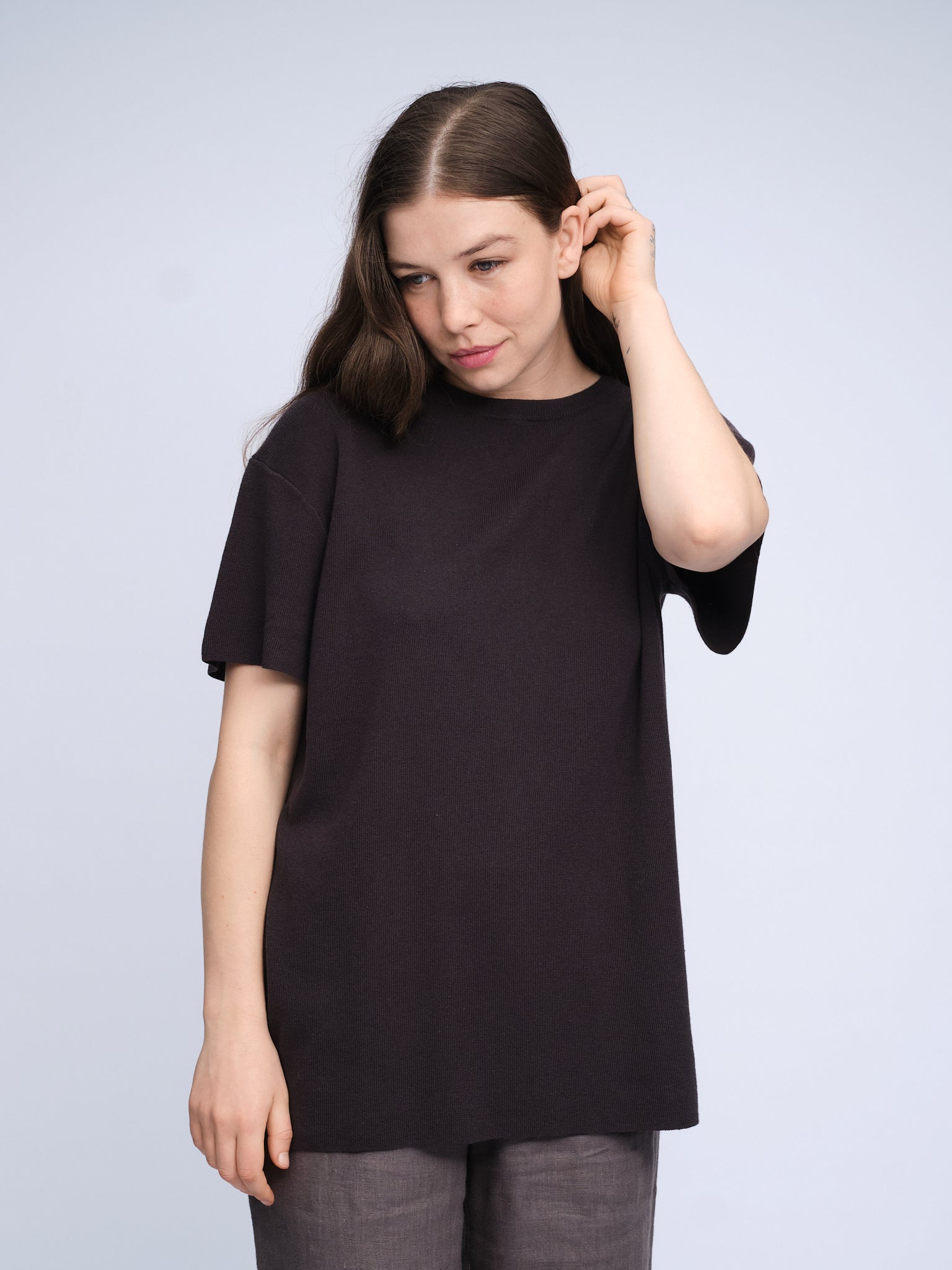 Oversized T-Shirt | Anthrazit