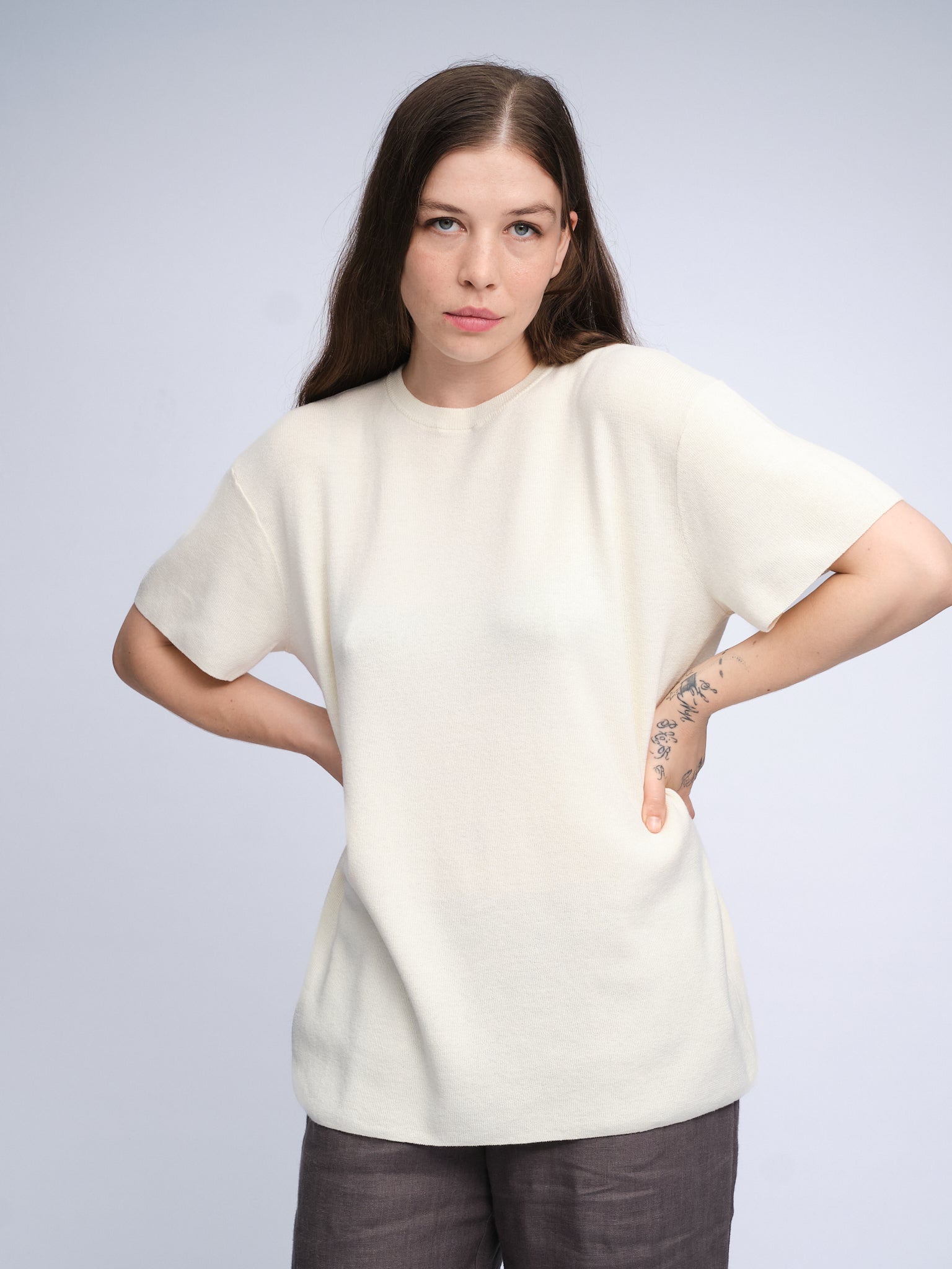 Oversized T-Shirt | Creme
