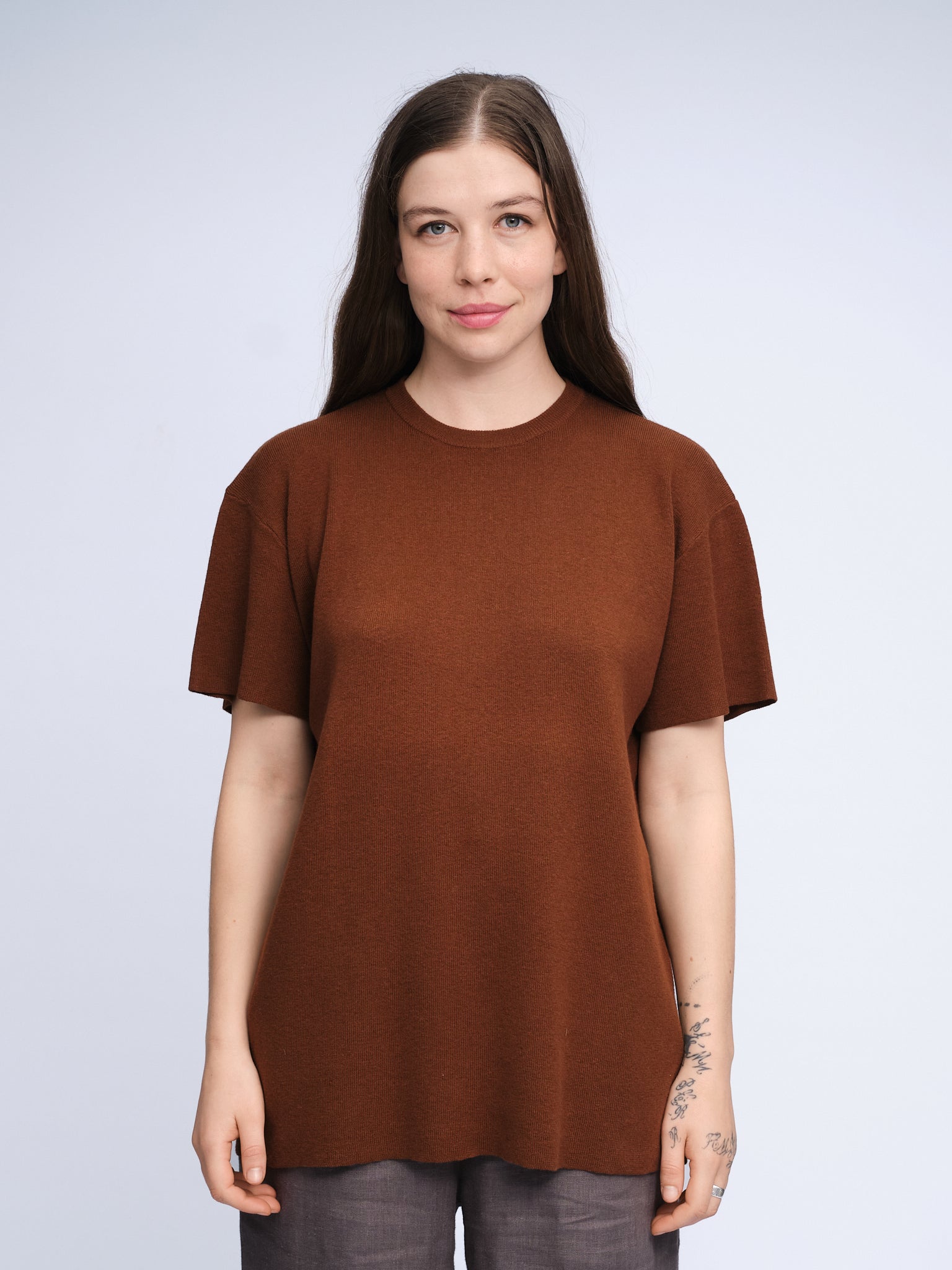 Oversized-T-Shirt | Braun
