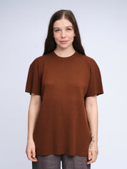 Oversized-T-Shirt | Braun