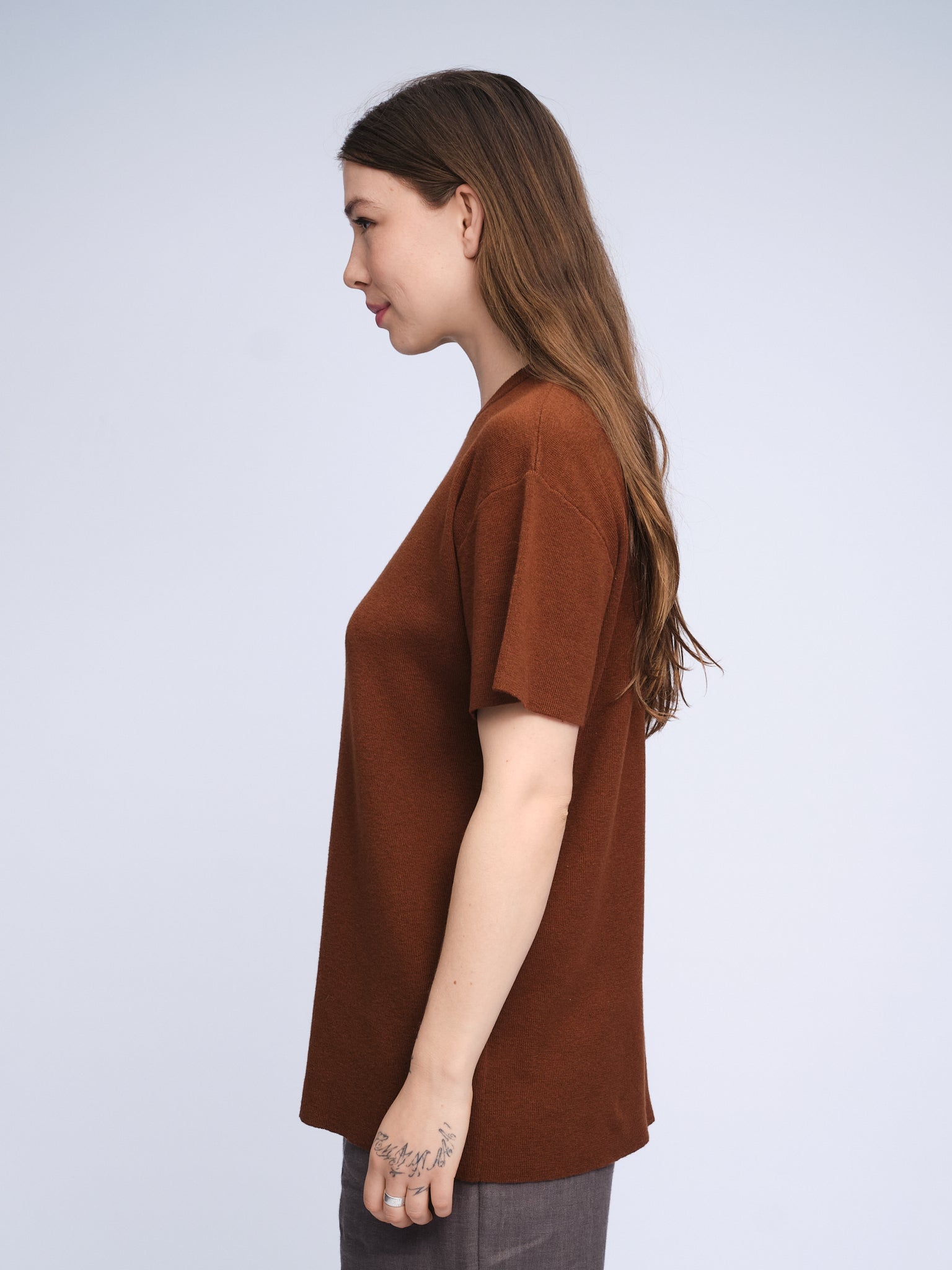 Oversized-T-Shirt | Braun