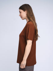 Oversized-T-Shirt | Braun