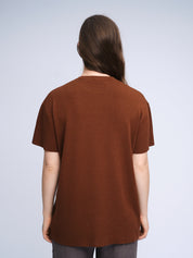 Oversized-T-Shirt | Braun