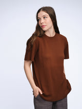 Oversized-T-Shirt | Braun