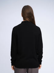 Strickhemd | Schwarz
