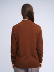 Strickhemd | Braun