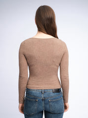 Boat Neck Long Sleeve