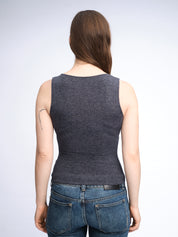 Kaschmir-Seide Tanktop mit U-Boot-Ausschnitt