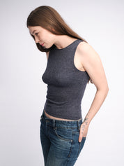 Kaschmir-Seide Tanktop mit U-Boot-Ausschnitt