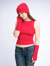 Beanie aus Wolle und Kaschmir