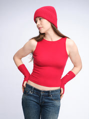 Beanie aus Wolle und Kaschmir
