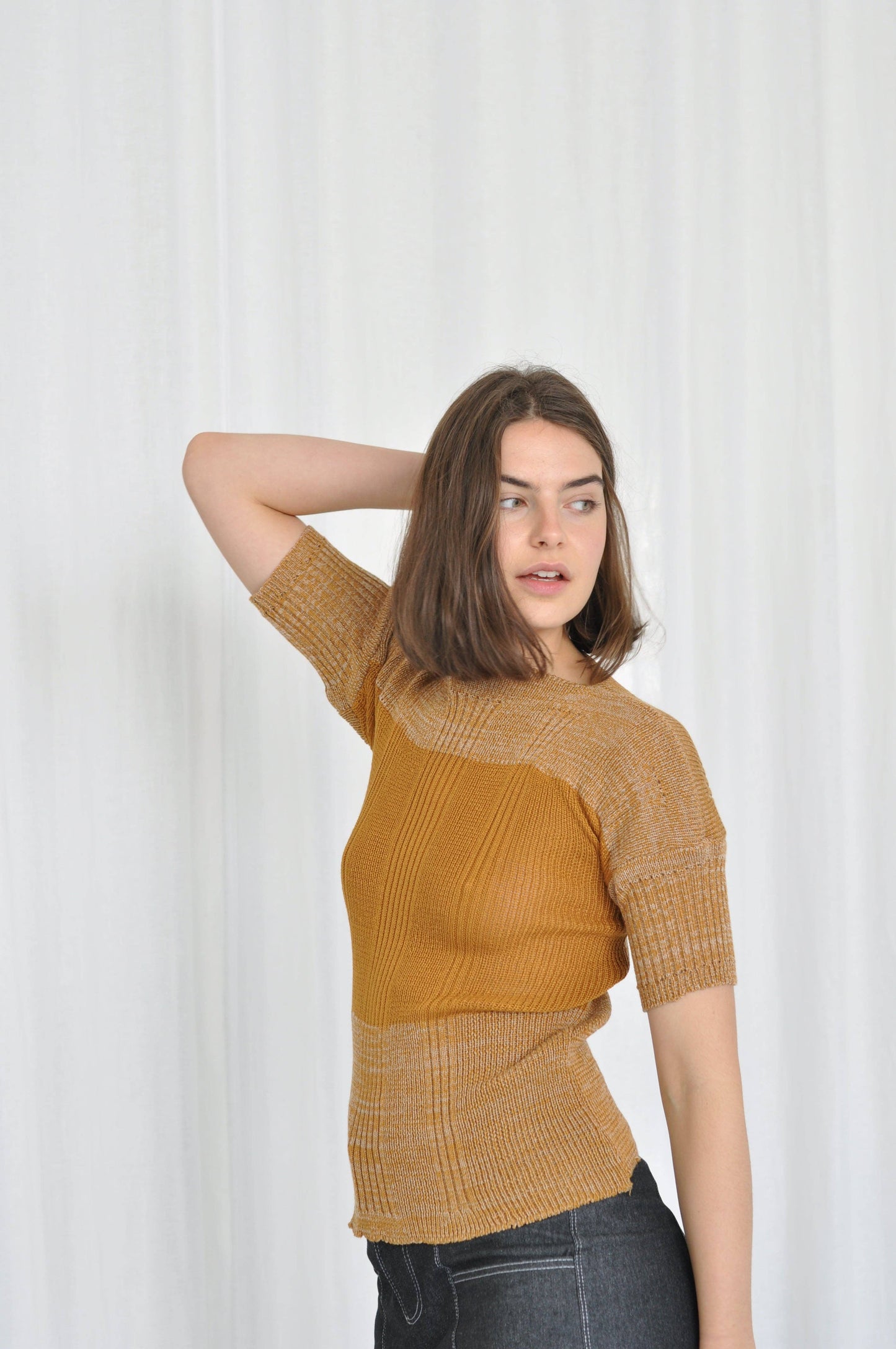 Clay knit top