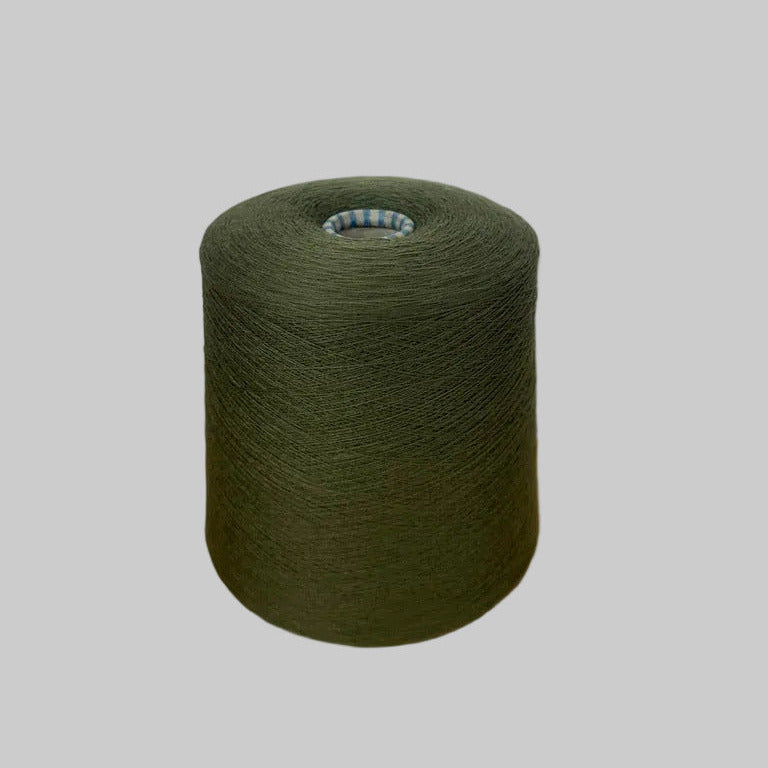 100% Merinowolle 2/28nm 1kg | Khakigrün