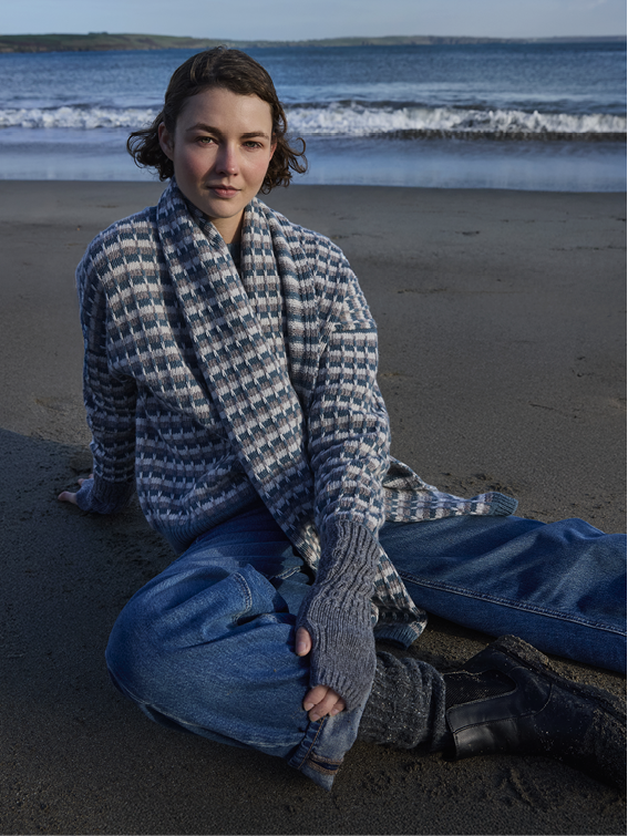Interrupted Stripe Scarf