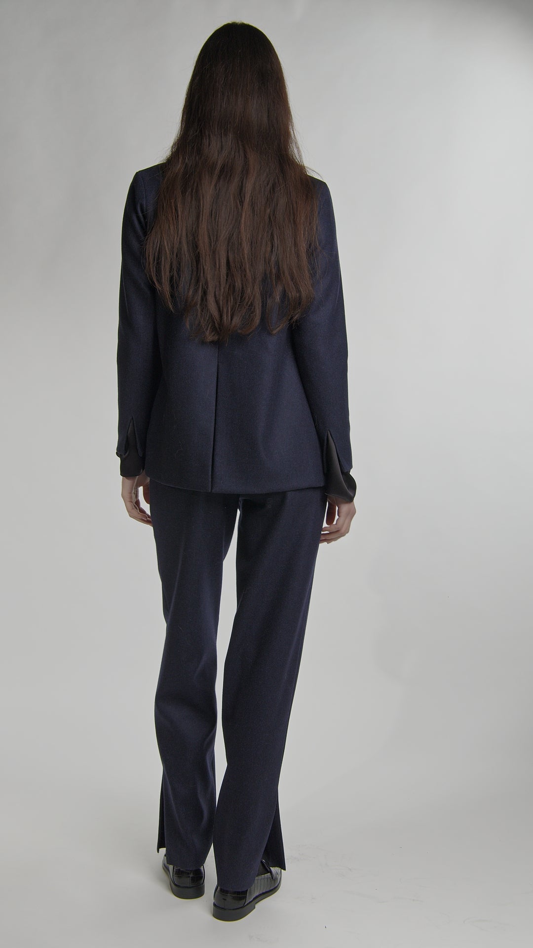 Tailored wool trousers