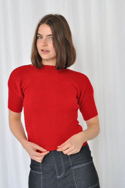 Clay knit top