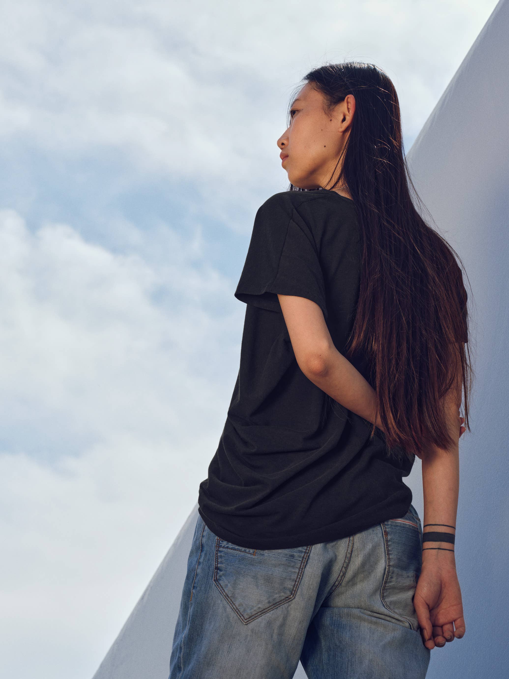 110 HIEDRA Draped T-shirt