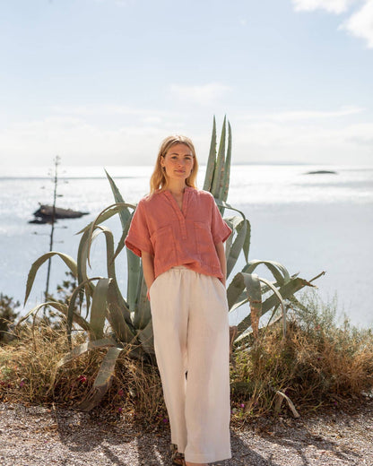 Georgina linen trousers