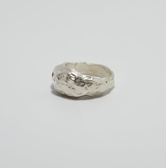 Liquify ~ Small Dome | Sterling Silver