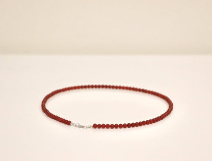 Mina Necklace in Red Algae