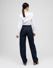 Straight-leg jeans