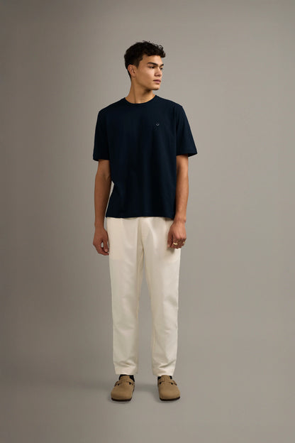 Classic smiley crew t-shirt | Navy