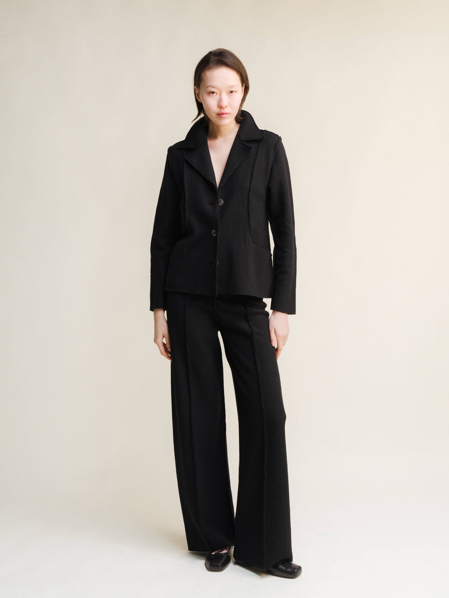 Boiled Wool Bar-Jacket