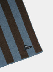Stripes knitted scarf