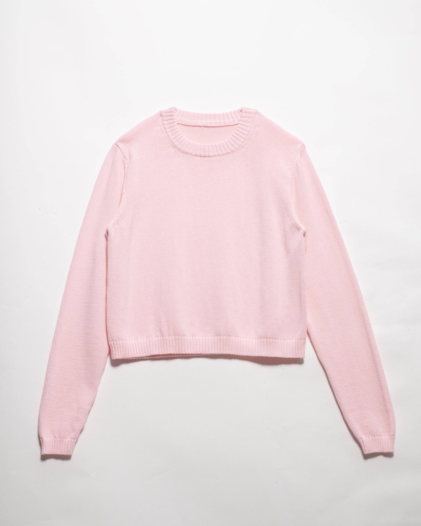 Fine cotton crewneck